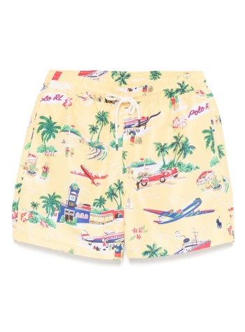 polo ralph lauren trunk hombre traveler-mid-trunk - 710963324002 on holiday bear