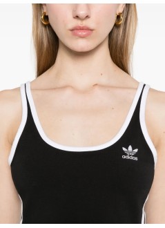 adidas originals top mujer 3s bra top - jd4612 black white