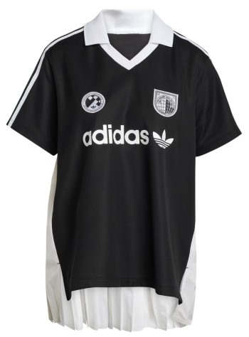 adidas originals top womanjersey - jz6783 black white