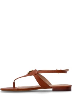 polo ralph lauren flat shoe womaneverley sandals flat sandal - 802959145002 lauren tan