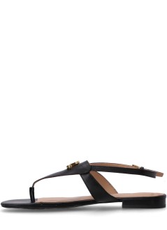 polo ralph lauren planas mujer everley sandals flat sandal - 802959145001 black