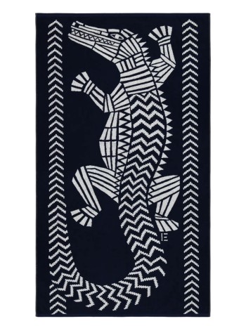 inoui editions beach unisexbeach towel drap de plage 100 attila - de17satt24 navy bleu marine