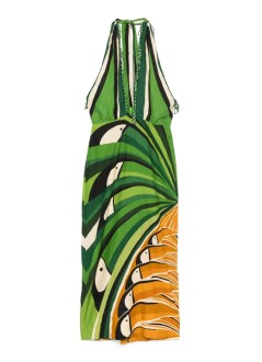 farm rio vestido mujer toucan tree green dress - 331968 25129