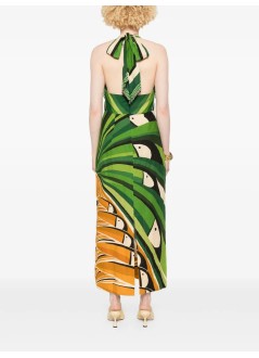 farm rio vestido mujer toucan tree green dress - 331968 25129