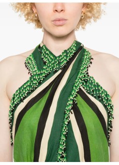 farm rio vestido mujer toucan tree green dress - 331968 25129
