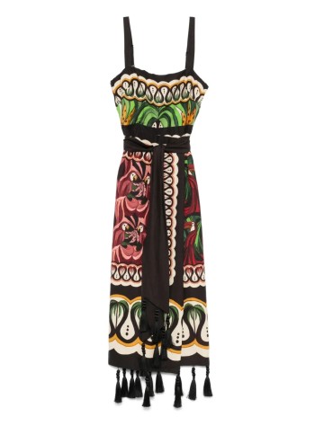 farm rio dress womancoconut tree flow scarf dress - 331961 25026