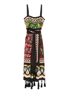 farm rio dress womancoconut tree flow scarf dress - 331961 25026