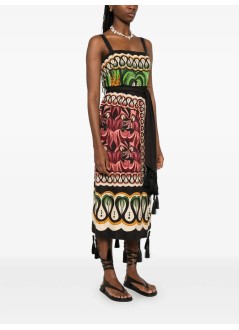 farm rio dress womancoconut tree flow scarf dress - 331961 25026