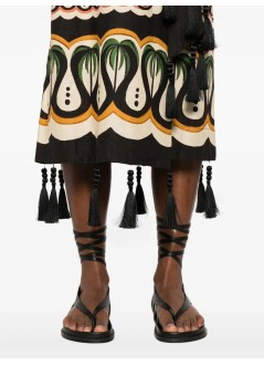 farm rio dress womancoconut tree flow scarf dress - 331961 25026