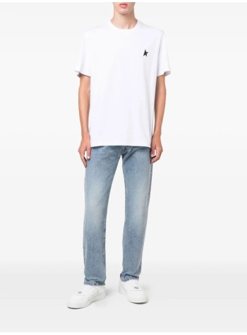 golden goose camiseta hombre star m's regular t-shirt/ small star/ blackboard - gmp01220p000593 10364 2