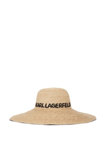 karl lagerfeld cap womank essential raffia sunhat - a2w46054 106