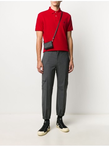 polo ralph lauren polo manbasic mesh ssl knit - 710666998003 rl2000 red 2