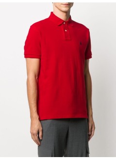 polo ralph lauren polo hombre basic mesh ssl knit - 710666998003 rl2000 red