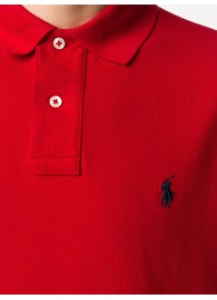 polo ralph lauren polo hombre basic mesh ssl knit - 710666998003 rl2000 red