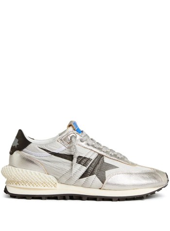 golden goose sneaker womanrunning marathon nylon upper laminated toe and spur printed - gwf00684f00566760246 60246