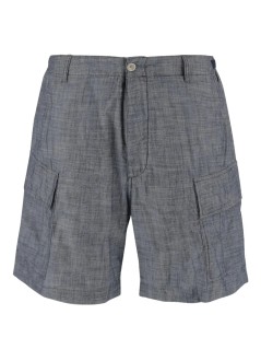 c.p.company short pant manchambray cargo shorts - 18cmbe149a110065w d17