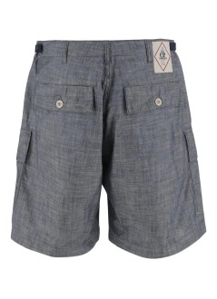 c.p.company short pant manchambray cargo shorts - 18cmbe149a110065w d17