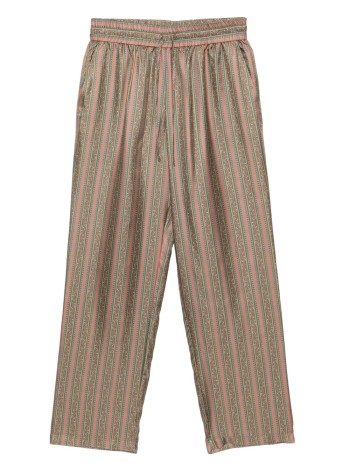 drôle de monsieur pant  manle pantalon rayure fleuries - gbp184se008lpi light pink