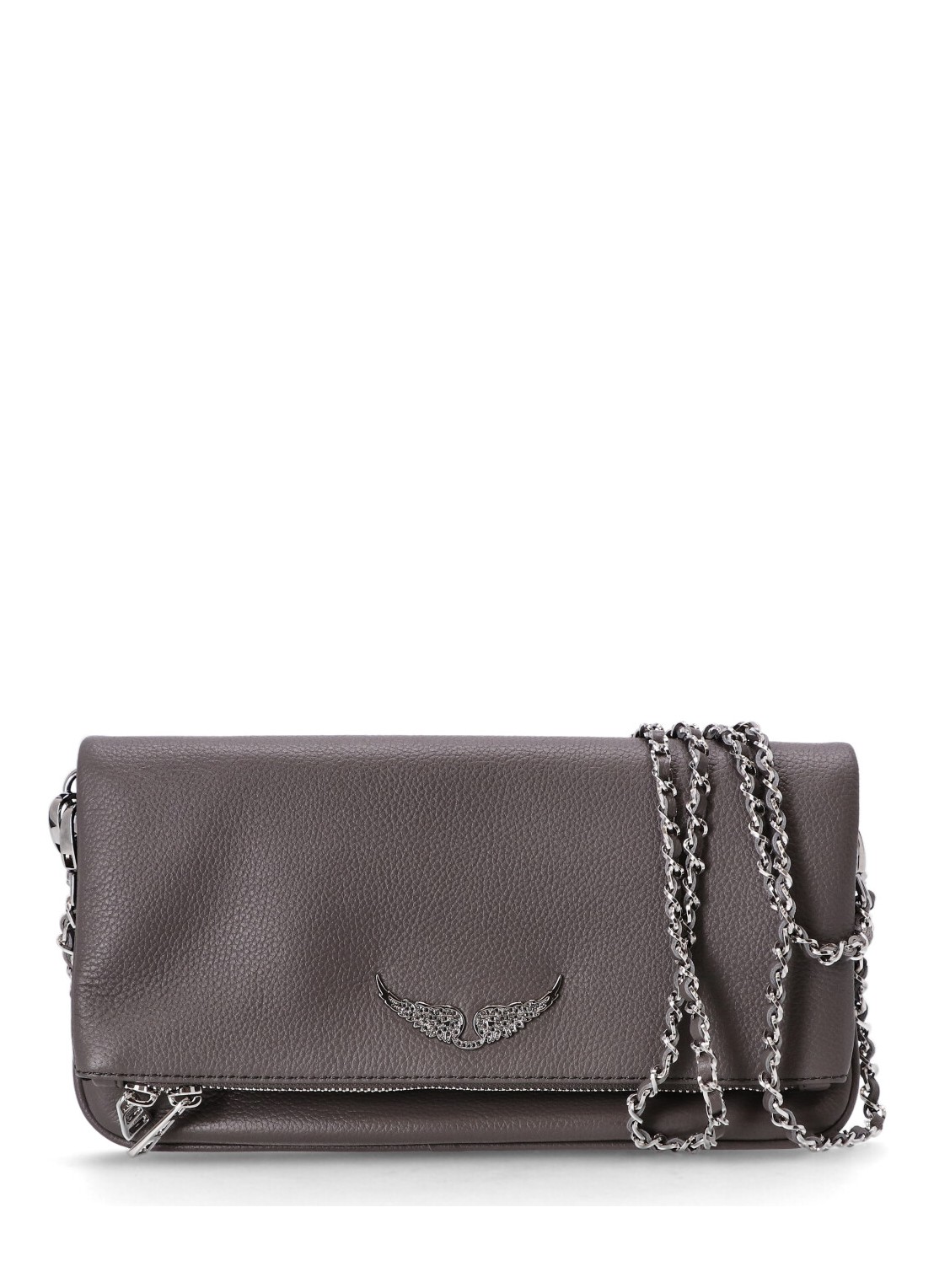 zadig & voltaire crossbody womanrock grained leather