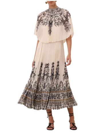 zimmermann dress womandawning sunray midi dress - 0893ds252 ivostmp 2