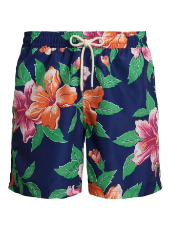 polo ralph lauren trunk hombre traveler-mid-trunk - 710963321001 iconic hibiscus navy