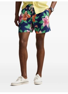 polo ralph lauren trunk mantraveler-mid-trunk - 710963321001 iconic hibiscus navy