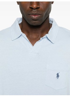 polo ralph lauren polo manssjohnnym10-short sleeve-polo shirt - 710964512004 office blue