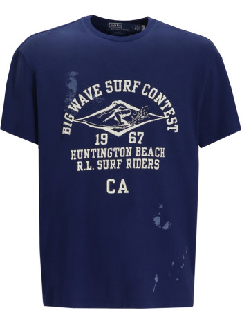 polo ralph lauren camiseta hombre sscnclsm1-short sleeve-t-shirt - 710966443001 classic navy