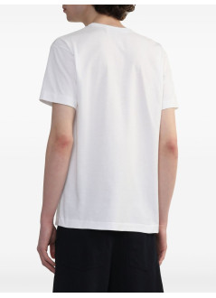 comme des garçons play camiseta hombre shirt print black x studs - axt804051 white