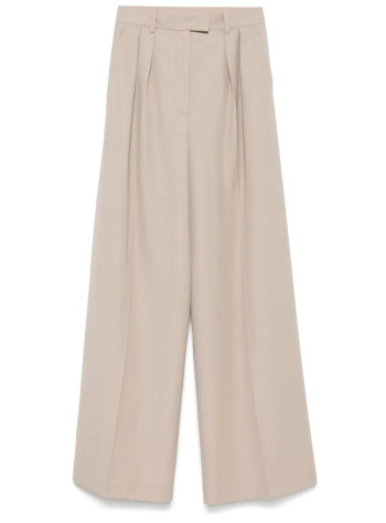 anine bing pant  womanlou trouser - a0310837tpu7 taupe