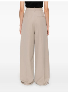 anine bing pant  womanlou trouser - a0310837tpu7 taupe