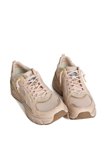 golden goose sneaker womanlightstar net leather and suede upper tpu star net heel and - gwf00724f006474 25747 2