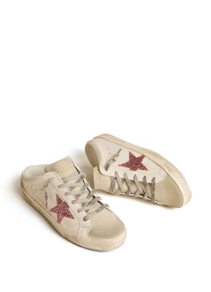 golden goose sneaker womanbio based upper glitter star - gwf00110f005887 10386