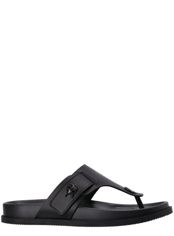 karl lagerfeld sandal mankaden toe post - kl72105 000