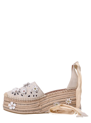 kurt geiger sandalia mujer flower espadrille - 4352644209 44 2