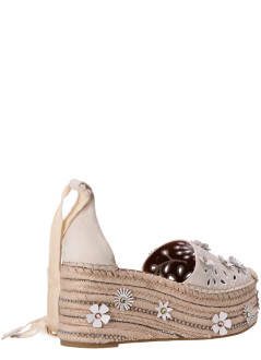 kurt geiger sandalia mujer flower espadrille - 4352644209 44