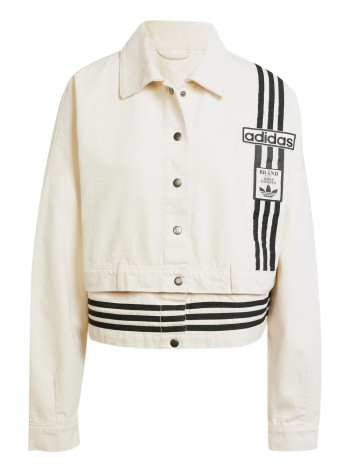 adidas originals outerwear womandenim track top - jd5617 natden
