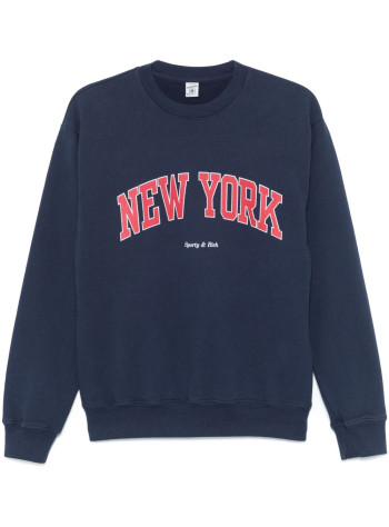 sporty & rich sweater womannew york ivy crewneck - st071606304bl106 3902