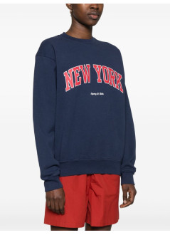 sporty & rich sudadera mujer new york ivy crewneck - st071606304bl106 3902
