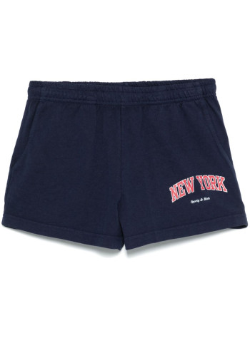 sporty & rich short pant womannew york ivy disco short - sh037606304bl106 3902