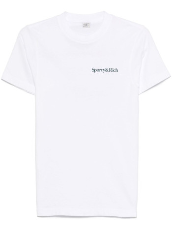 sporty & rich top womandrink more water t shirt - to043606300wh01 48