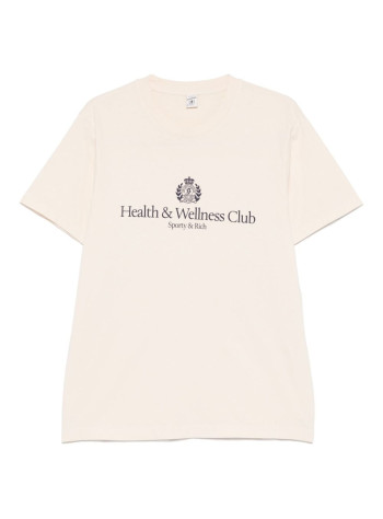 sporty & rich top womanh&w crest t shirt - to043606241cr01 49