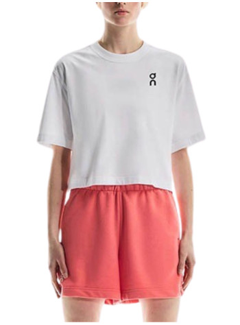 on running top womanclub boxy t - 1wf11120069 white 2