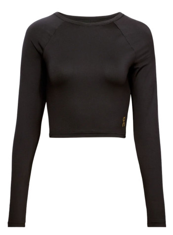 on running top womanstudio long-t crop - 1wf11570553 black