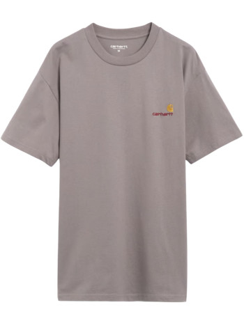 carhartt t-shirt mans/s american script t-shir - i029956 2lrxx