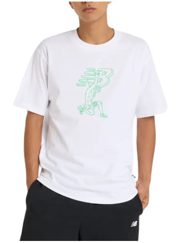 new balance camiseta hombre new balance x debut statue t-shirt - mt51978wt wt 2
