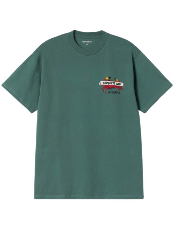 carhartt camiseta hombre s/s crab paint t-shirt organic cotton single jersey - i034778 2m2xx