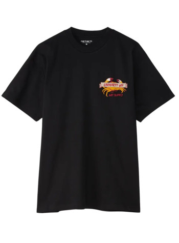 carhartt camiseta hombre s/s crab paint t-shirt organic cotton single jersey - i034778 89xx