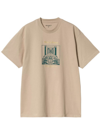 carhartt t-shirt mans/s racer t-shirt organic cotton single jersey - i034770 g1xx