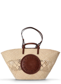 stella mccartney handbag mujer large basket eco iraca palm - 7b0166wp0593 9370